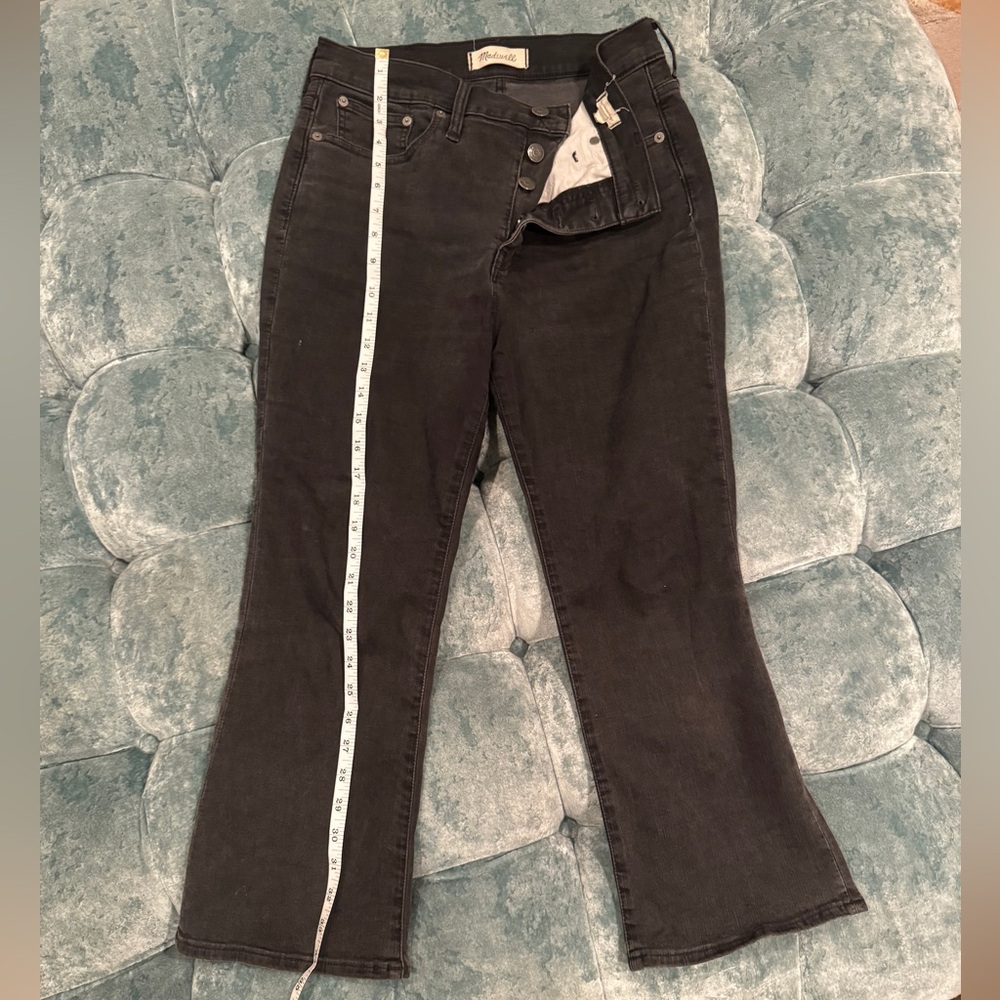 Madewell Black Cali Demi-Boot Jeans
